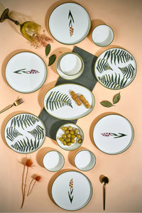 13 Piece Sequoia Handmade Premium Breakfast Set for 6 People – Luxury Serving Set