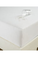 Protector Saltea Pat Dublu Dimensiune: 180 X 200 Cm Impermeabil Alb