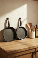 xBernardo Carolin 2 Piece Grill Pan Set Black
