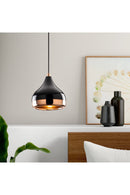 Chandelier Black / Copper 6866