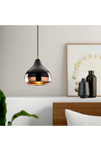 Chandelier Black / Copper 6866