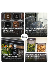 36pcs White Sergrfi Etketli Peggy with Spoon Square Erzak Bahrt Full Set 8x(1,75, 1,2, 0,55) 12x(0,45) Ant