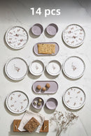 Bahar Dalı Breakfast Set-Luxury Breakfast Presentation Set Plate