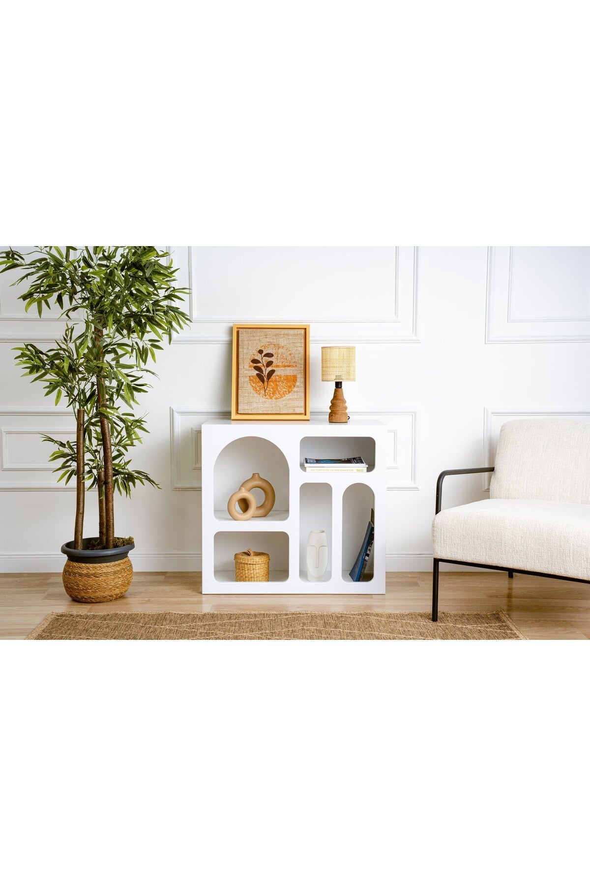 Console Lessa - White