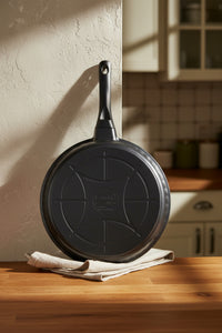xBernardo Olimpos 3 Piece Cast Frying Pan Set Black 20-24-28 CM