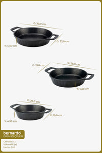 xBernardo Olimpos 3 Piece Cast Sahan Set Black