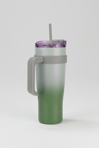 xBernardo Alto Straw Thermos Mug Green 1000ml