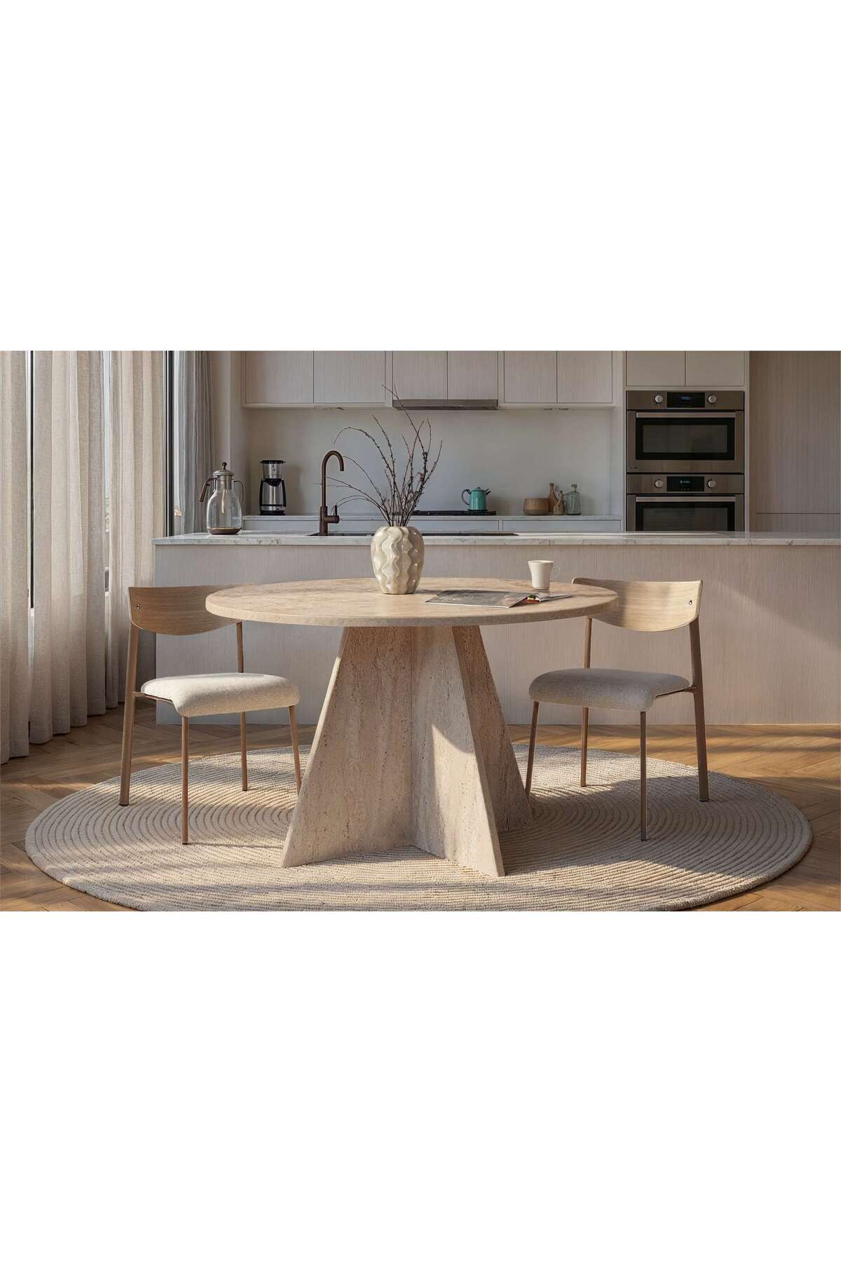 Dining Table Virella - Travertine