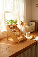 xBernardo Liora 9 Piece Spice Rack Set 3 Tier