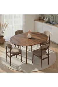 Extendable Dining Table Barok Walnut