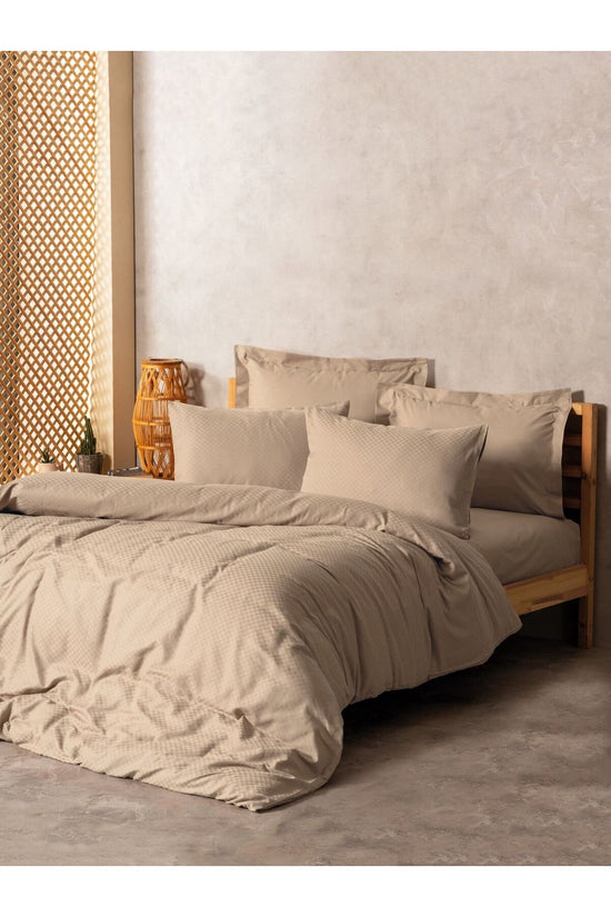 Ranforce Double Quilt Cover Set Quilt Cover: 200 X 220 Cm Flat Sheet: 240 X 260 Cm Pillowcase: 50 X 70 Cm (2 Pieces) Mink