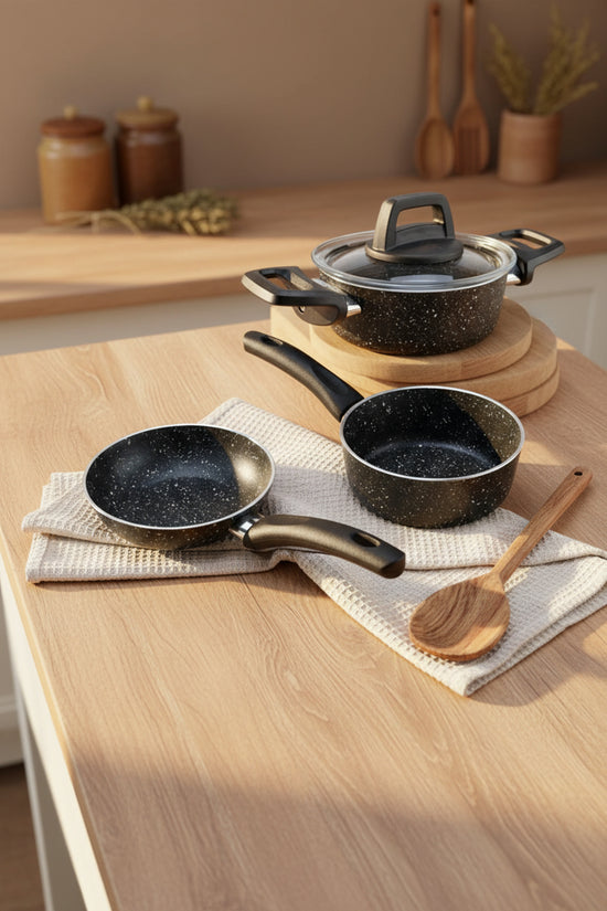 xBernardo Sakura Set Oale 4 Piese Negru
