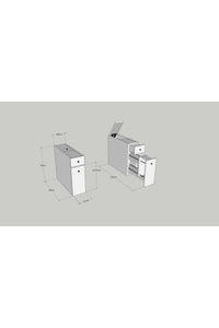 Bathroom Cabinet Calencia - Oak