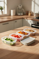xBernardo Hide Plus 4 Piece Storage Container Set White