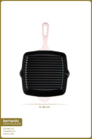 xBernardo Intensa Cast Square Pan Pink 26cm