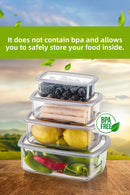 Anthracite 24-Piece Airtight Storage Set - 6X(250-500-750-1200 ml)
