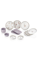 Set de mic dejun "Spring Branch" de 14 piese, pentru 6 persoane - Set de prezentare de lux pentru mic dejun