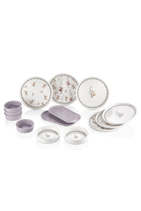 Set de mic dejun "Spring Branch" de 14 piese, pentru 6 persoane - Set de prezentare de lux pentru mic dejun