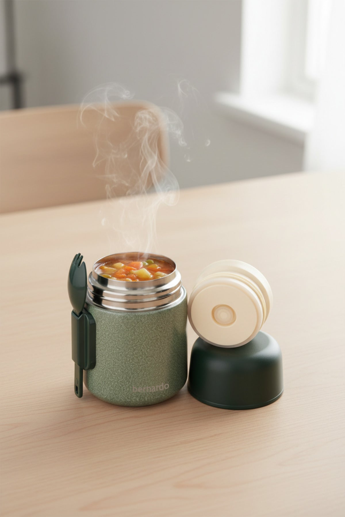 xBernardo Duo Food Thermos 500ml Green