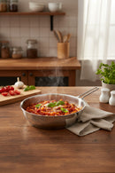 xBernardo Macro 2 Piece Steel Frying Pan Set
