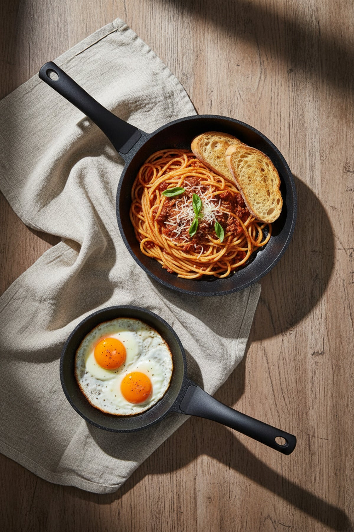 xBernardo Olimpos 2 Piece Frying Pan Set 20 28cm