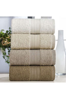 Set prosoape de mâini (4 bucăți) Dimensiune: 50 x 85 cm (4 bucăți) Maro