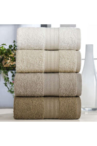 Set prosoape de mâini (4 bucăți) Dimensiune: 50 x 85 cm (4 bucăți) Maro