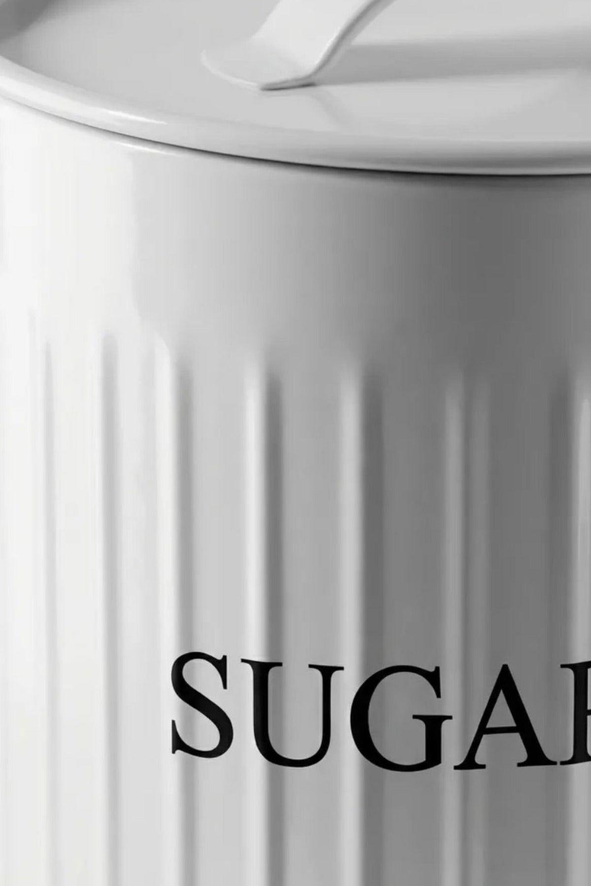 4'lü Ekmeklik Seti Metal Kapak Çay Kahve Şekerlik Tezgah Üstü Dolap İçi Organizer Beyaz