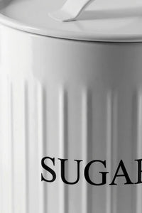4'lü Ekmeklik Seti Metal Kapak Çay Kahve Şekerlik Tezgah Üstü Dolap İçi Organizer Beyaz