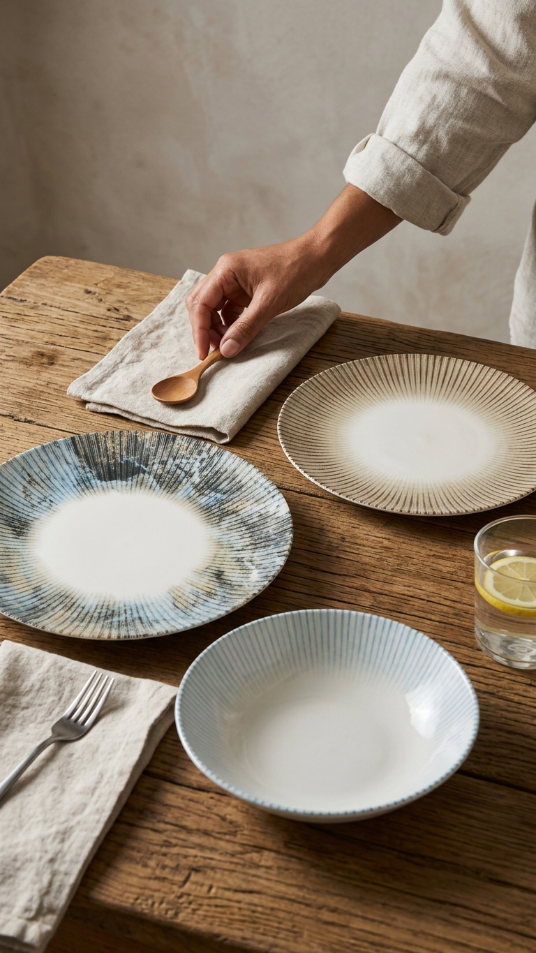 Farika 18 Piece Cosmic Dinner Set for 6 People - Premium Dinner Set