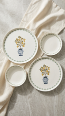 Farika 24 Piece Lemon Dinner Set for 6 People - Premium Dinner Set