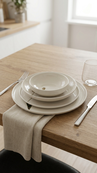 Farika 24 Piece Flower Garden Dinner Set for 6 People - Premium Dinner Set