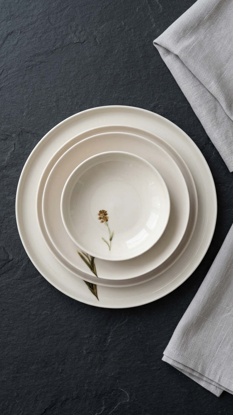 Farika 24 Piece Flower Garden Dinner Set for 6 People - Premium Dinner Set