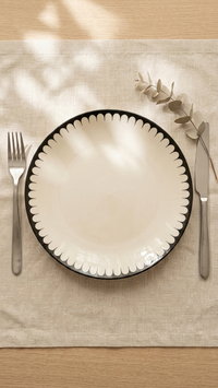 Farika 18 Piece Elara Dinner Set for 6 People - Premium Dinner Set