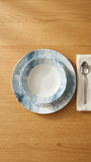 Farika 18 Piece Glacier Dinner Set for 6 People - Premium Dinner Set