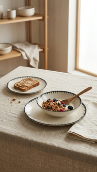 Farika 18 Piece Elara Dinner Set for 6 People - Premium Dinner Set