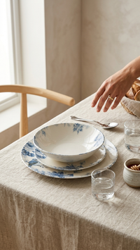 Farika 18 Piece Pera Dinner Set for 6 People - Premium Dinner Set