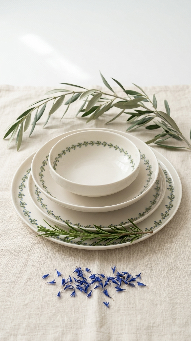 Farika 24 Piece Lemon Dinner Set for 6 People - Premium Dinner Set