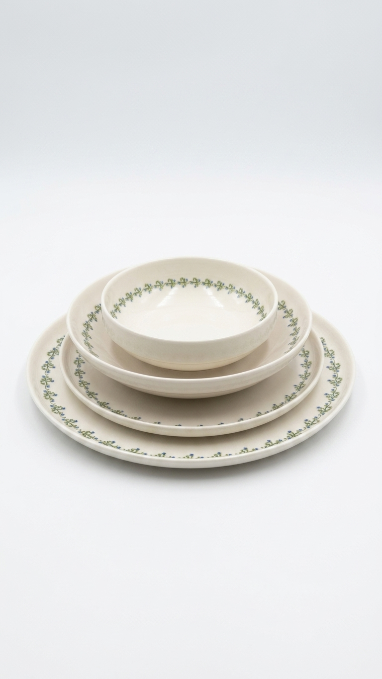 Farika 24 Piece Lemon Dinner Set for 6 People - Premium Dinner Set