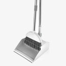 Corner Dustpan and Broom Set with Long Handle