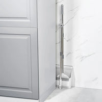 Corner Dustpan and Broom Set with Long Handle