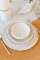 Farika 24 Piece Zuhre White Dinner Set for 6 People - Premium Dinner Set