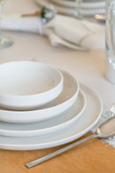 Farika 24 Piece Zuhre White Dinner Set for 6 People - Premium Dinner Set