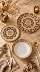 Farika 18 Piece Efes Dinner Set for 6 People - Premium Dinner Set