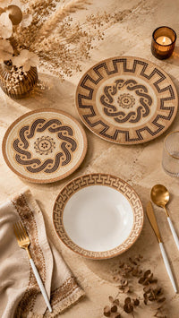 Farika 18 Piece Efes Dinner Set for 6 People - Premium Dinner Set
