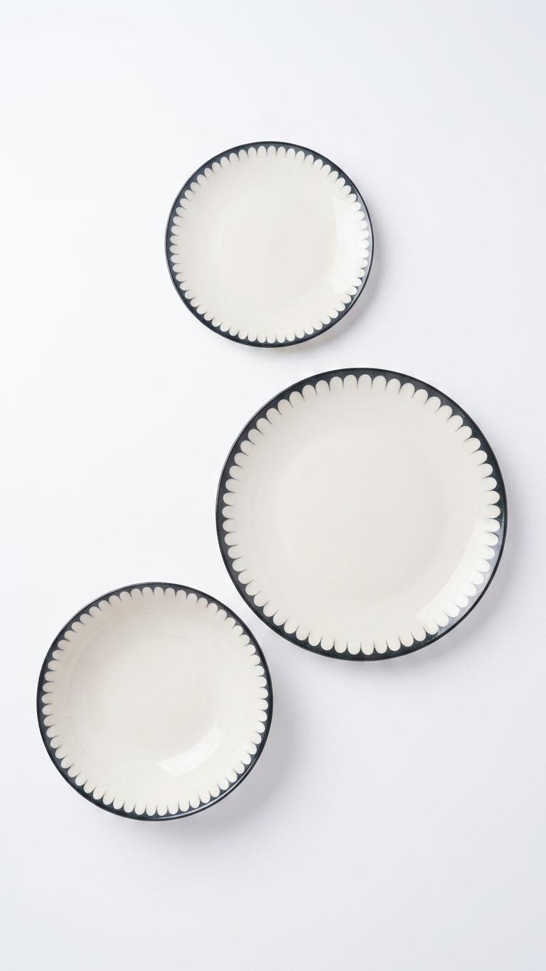 Farika 18 Piece Elara Dinner Set for 6 People - Premium Dinner Set