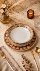 Farika 18 Piece Efes Dinner Set for 6 People - Premium Dinner Set